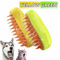 🐾💨 Escova de Vapor para Pets + Massagem + remoção de pelos– Cães e Gatos
