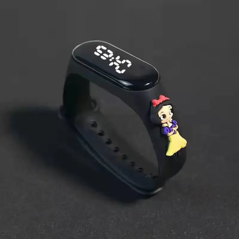 Relógio LED Infantil de Personagens - Super heróis, princesas entre outros personagens