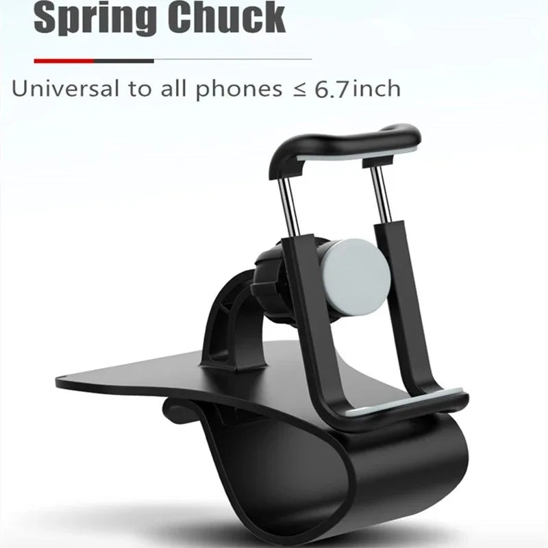 Suporte universal para celular com rotação de 360 graus para carro, suporte para painel de carro, suporte para celular fixo
