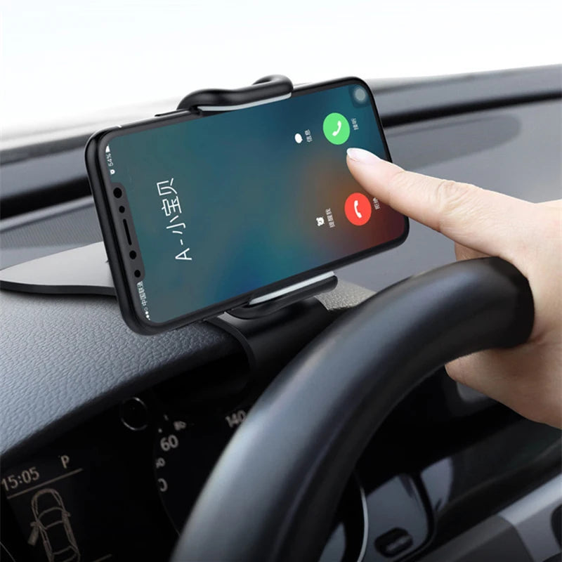 Suporte universal para celular com rotação de 360 graus para carro, suporte para painel de carro, suporte para celular fixo