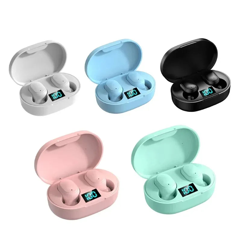 Fones de ouvido  Bluetooth de Led Microfone Integrado + Controle de Volume