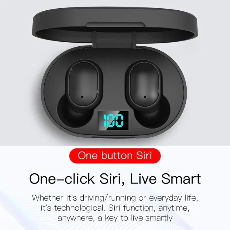 Fones de ouvido  Bluetooth de Led Microfone Integrado + Controle de Volume